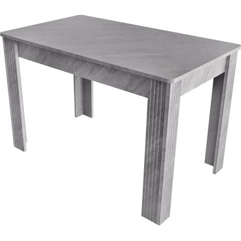 CAIziTable à manger moderne à quatre pieds, table à manger rectangulaire (1/5)