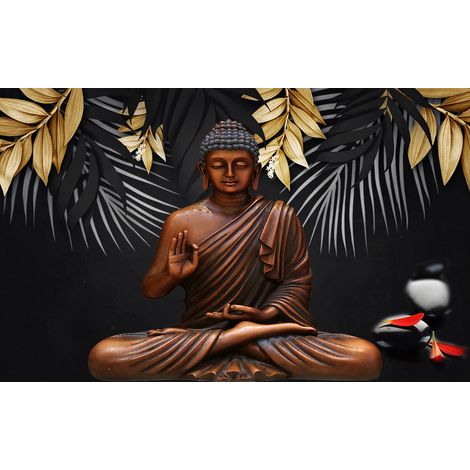 Papier peint panoramique - ZEN - Bouddha - 130 cm x 81 cm (1/2)