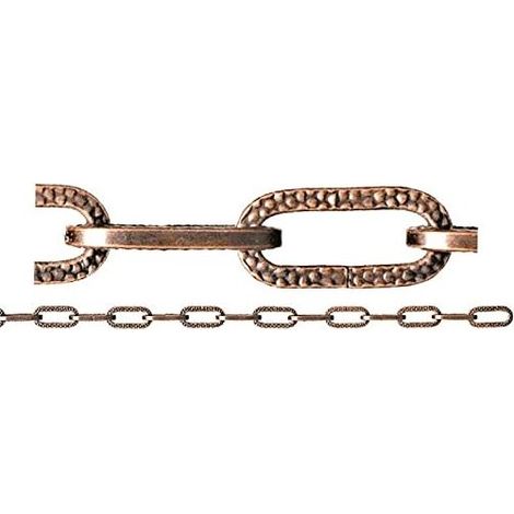 Vigor Catena Decorazione Sezione Quadra Bronzata 10 Metri 3mm