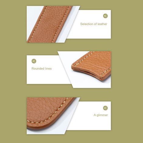 Couvercle de poignée de bols Sierra en cuir, pratique, manchon de support anti-brûlure, accessoires d'extérieur (1/5)