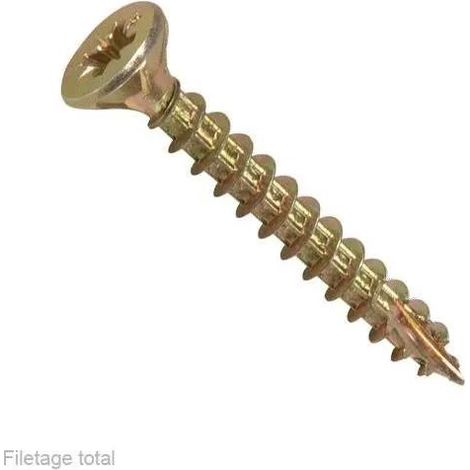 Rocket vite per legno agglomerato 6 x 90 mm argento