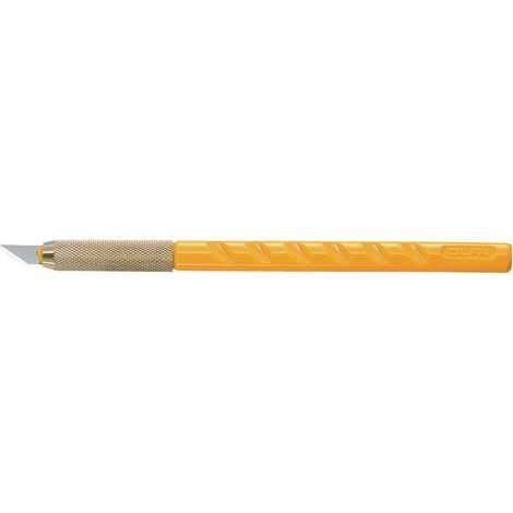 Cutter artistique OLFA avec 25 lames de type KB et système de coupe rapide pour les gauchers
