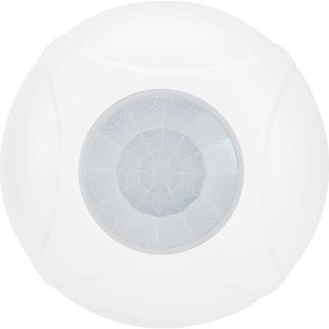 Ortviai Détecteur de Mouvement Infrarouge HS-468 pour Alarme Anti-Intrusion – 360°, Montage au Plafond, ABS Ignifuge (1/5)