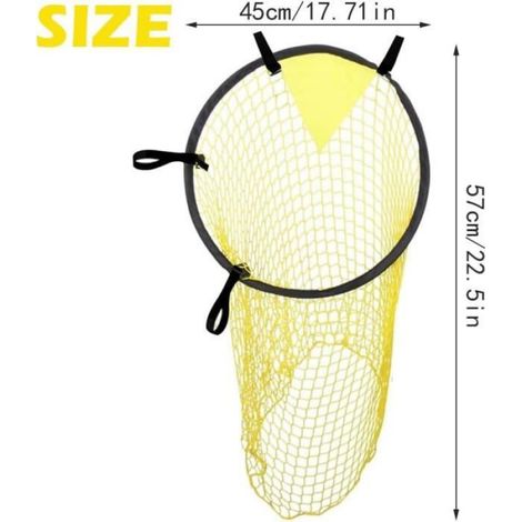 Cible Football - Filet Cible But 45 x 60 cm - Entraînement Tir Précision - Lot de 2 (1/4)