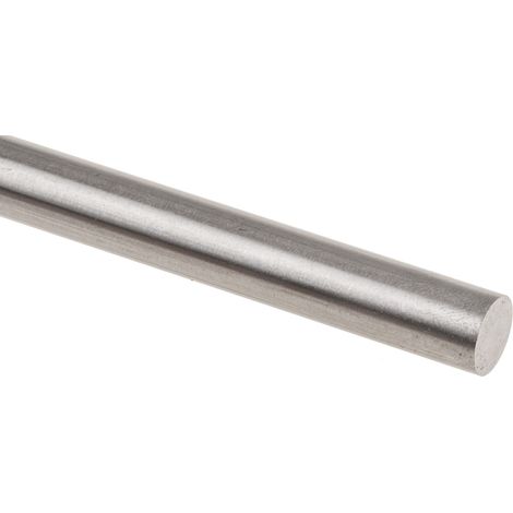 Tige Acier Argenté, diam. 10mm, L 330mm ( Prix pour Lot de 4 )