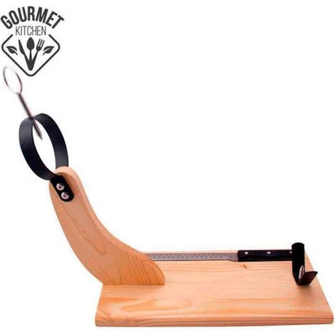 Support premium pour jambon cru couteau inclus