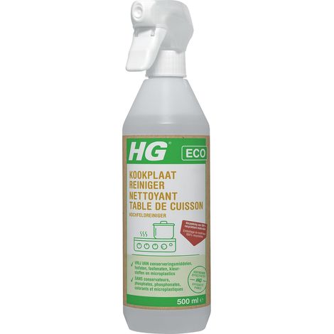 Nettoyant Plaques de Cuisson, Spray Nettoyant Non Toxique pour Induction et Vitrocéramique, Dégraissant Cuisine, Produit Ménager Entretien Maison, Recyclable - 500 ml (1/5)