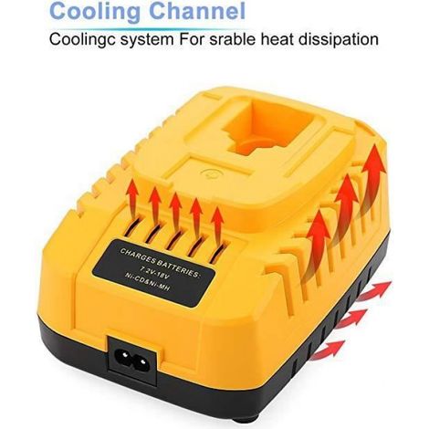 Chargeur de rechange pour DC9310 Dewalt 7.2V à 18V Ni-Cd Ni-Mh Batterie de remplacer Chargeur outil de puissance électrique DW9091 (1/4)