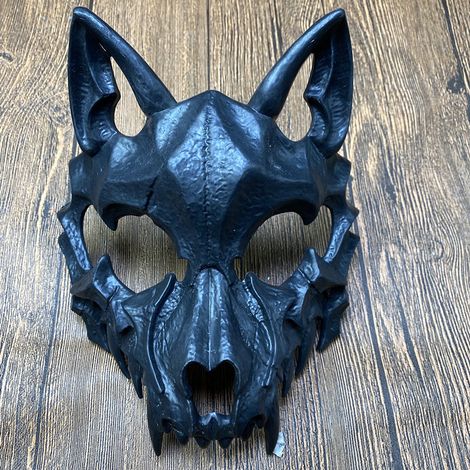 Masque de protection faciale en plastique de style dessin animé, accessoire de cosplay pour Halloween et fêtes costumées, type 3 (1/5)