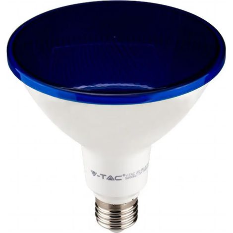 V-TAC 17W PAR38 LED-Lampe, E27-Sockel, blau, Kunststoff