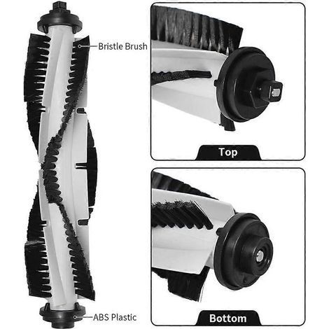 Brosse latérale principale, filtre HEPA et chiffon de nettoyage de rechange pour aspirateur robot Bissell 3115 / EV675 (1/5)