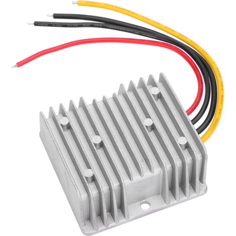 24V auf 13,8V 15A DC-DC-Wandler, wasserdichtes Modul, Aluminiumlegierung + Silikon (1/5)
