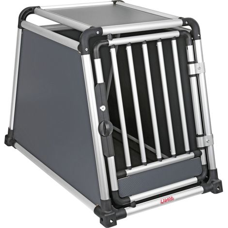 Premium, Trasportino In Lega Di Alluminio, Specifico Per Il Trasporto Di Animali In Auto - Type 8 - 55 X 90 X H 66 Cm (1/5)