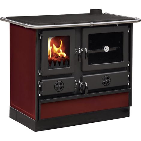 Cuisinière à bois MAGNUM MBS en fonte – Sortie des fumées côté droit - (1/5)