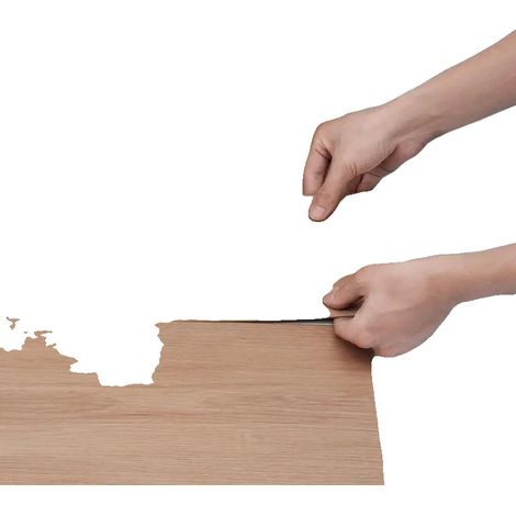 Suelo vinílico autoadhesivo, imitación madera natural, 36 piezas. (1/2)