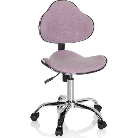 Kinderschreibtischstuhl / Kinderstuhl KIDDY GTI-3 Stoff rosa hjh OFFICE (1/5)