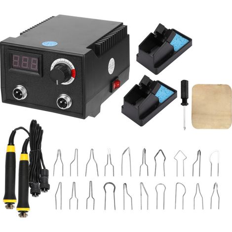 100W Digital Display Wood Burning Machine for Gourds, with 20 Heated Pen Tips (1/5)