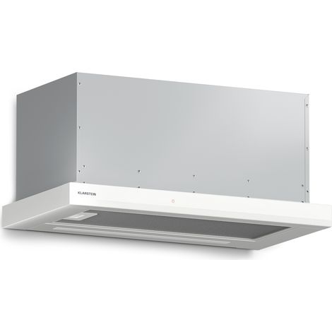 Klarstein Campana extractora retráctil Velaire 60 cm  Elegante, minimalista, potente  EEC A++  896 m³/h