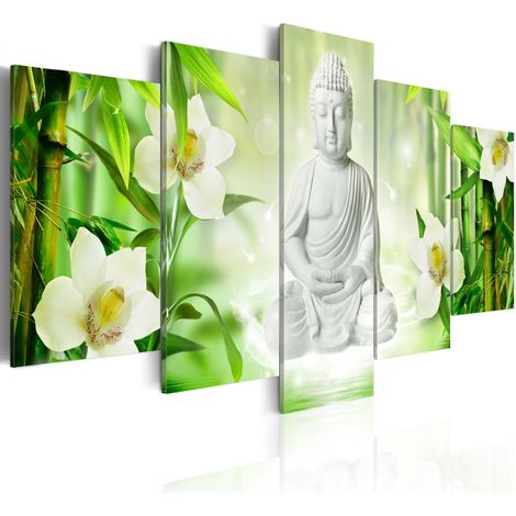 Quadro - Buddha e gelsomino - 100x50 (1/4)