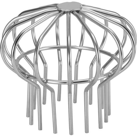 Protection De Gouttière,crapaudines pour gouttièreTuyau De Descente Filtre De Protection De Gouttière en Acier Inoxydable Grand Ballon Garde Filtre Crépine Anti-Blocage (Tube 110) (1/5)
