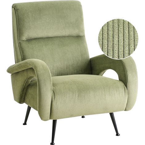 Armchair SVALOV Corduroy Green