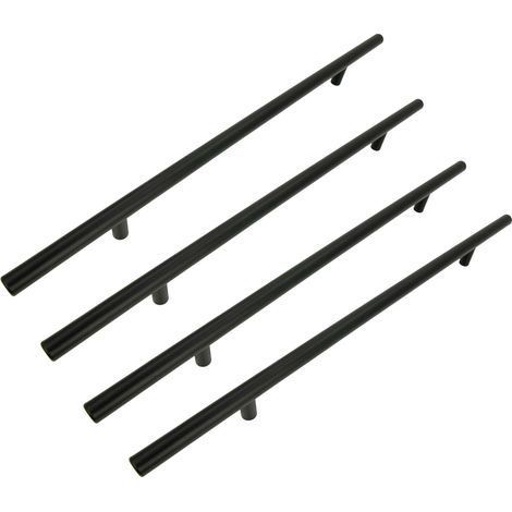 x Möbelgriff Reling 256 mm schwarz (1/5)