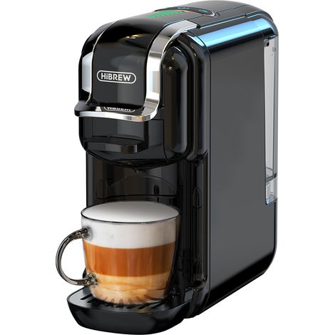 Cafetière multi-capsules 5 en 1 – Préparation café chaud/froid – Compatible Kcup, ESE, café moulu – 19 bars, 1450W, préchauffage 35s (1/5)
