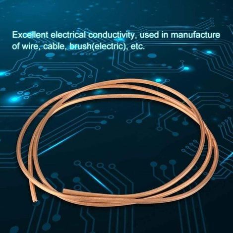 2M T2 Tuyau de Cuivre Souple Tube de Cuivre pour Tuyauterie de Réfrigération OD 6mm ID 4mm Épaisseur 1mm pour Réfrigération (OD 6mm. ID 4mm) (1/4)