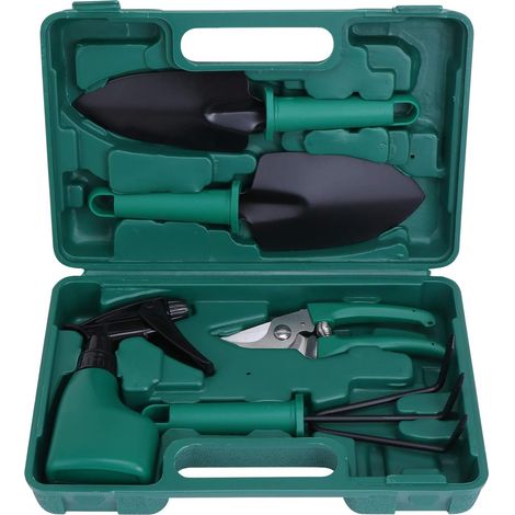 Gartenwerkzeug Set, Gartengeräte mit tragbaren Gehäuse (1/5)