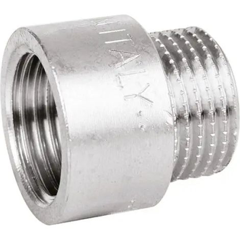 Raccordo diritto maschio/femmina in ottone cromato serie 1500 1"x30 mm RINALDI E PETTINAROLI