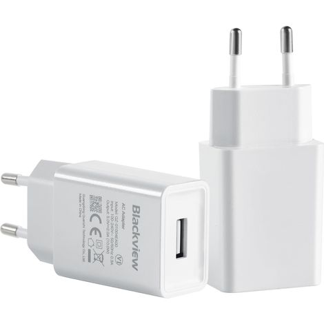 Chargeur Mural USB 18W, Adaptateur Prise Européenne pour Mobiles, Tablettes, Casques Audio et Autres Appareils (1 Unité) (1/2)