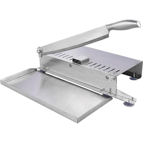 Hachoir à Viande Manuel Multifonction en Acier Inoxydable, Coupe-viande Tranchant pour Poulet, Poisson et Fromage, Coupe-pain Robuste, Usage Domestique et Professionnel, Outil (1/5)