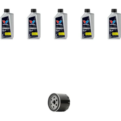 Kit filtro olio e 5L compatibile con Renault Clio II 1.4 16v 70kw Dal 2000 (1/3)