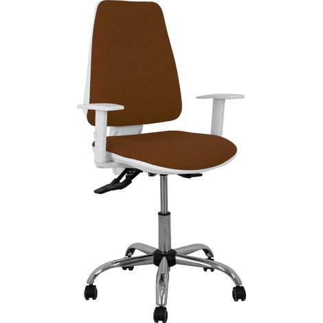 Silla Elche silla de oficina blanca cómoda