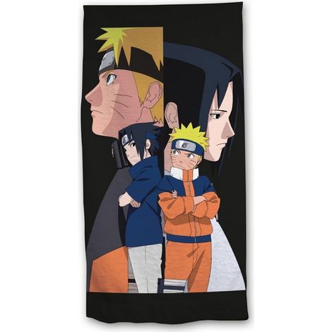 Serviette de plage - Naruto et Sasuke - 70x140 cm