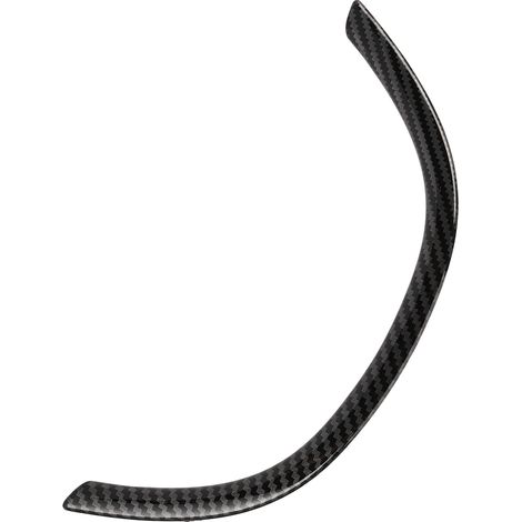 Lenkradverkleidung Zierleiste, selbstklebend, glänzend schwarz, Carbonfaser, kompatibel mit 5er BMW F10 (2011–2017) (1/5)