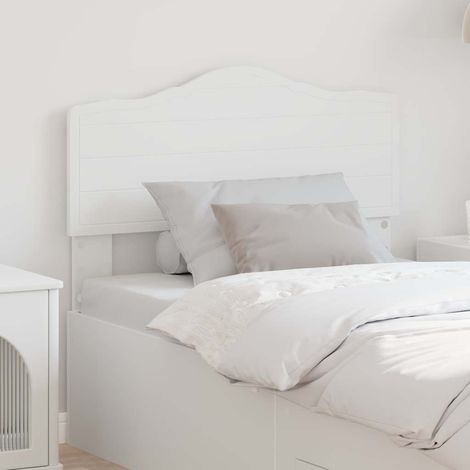 Tête de lit avec tête de lit Blanc 75 cm Bois d'ingénierie vidaXL (1/5)