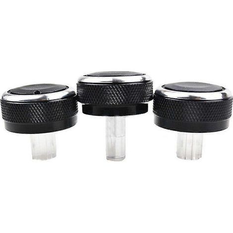 3 Bouton de commande, climatisation, ABS aluminium, rétroéclairage, Mazda 2 Demio (1/5)
