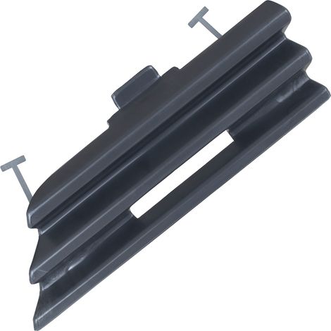 Cubierta del gancho de remolque para el parachoques delantero del Mercedes 190 W201 82-89, color gris. (1/2)