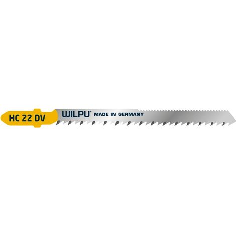 Lames de scie sauteuse HC22 DV - Adaptées au Bois (jeu de 5) (1/2)