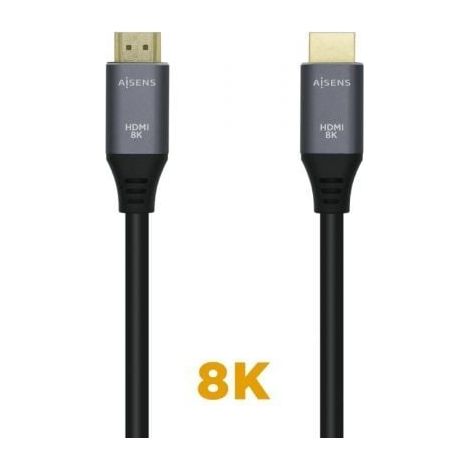 Câble hdmi aisens a150-0426/ hdmi male - hdmi male/ 1m/ gris noir