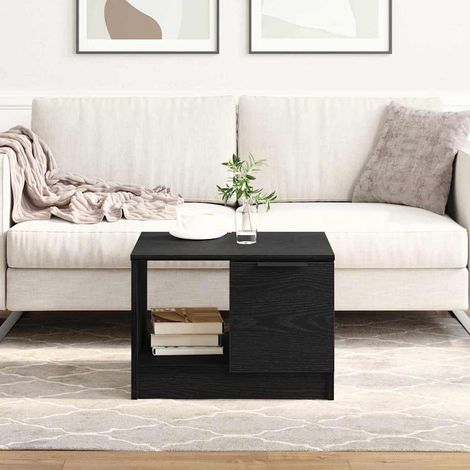 Couchtisch Schwarze Eiche 50 x 50 x 36 cm Holzwerkstoff