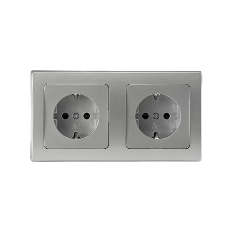 Delphi Starter 2 Steckdosen, silber, 250V, 16A (1/5)