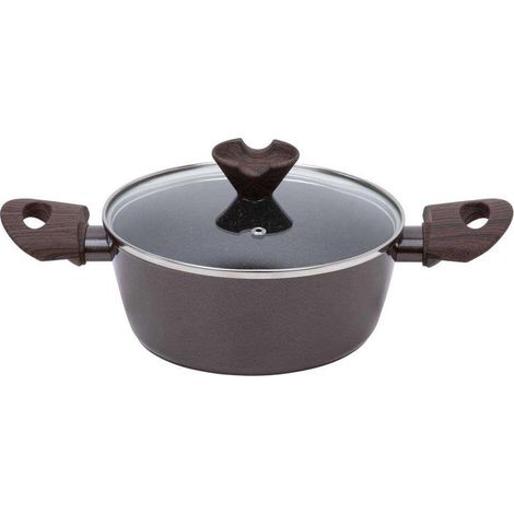 Cazo Mármol 20 cm Marrón 2 Litros