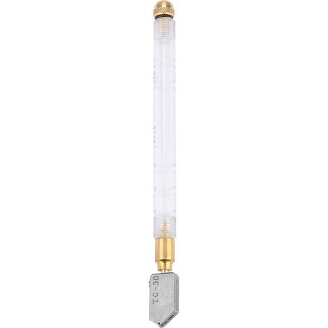 Outil de coupe de verre à poignée en plastique de conception compacte en carbure de tungstène facile à transporter, coupeur, diamant pour (1/5)