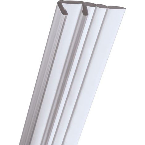 Schulte – Joint d'étanchéité vertical pour douche coulissante 200 cm – Compatible verre 6 mm – Résistant à l'humidité – Installation précise - E100057-3-99