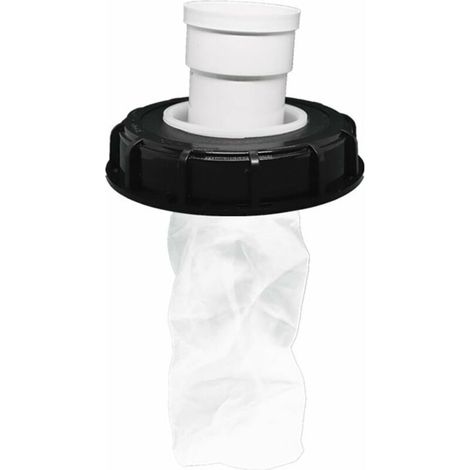 IBC-Deckelfilter - Regenwasserfilter - Waschbares Nylon - Mit Deckel - 165 mm - 245 mm - Wasserfilter - Zubehör für Regenwassertanks (165 mm, vertikal)