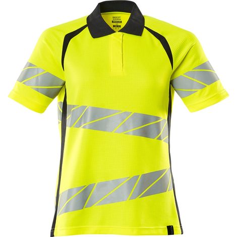 Mascot Damen-Polo-shirt 19093-771-17010 Gr. L hi-vis gelb/schwarzblau (1/4)