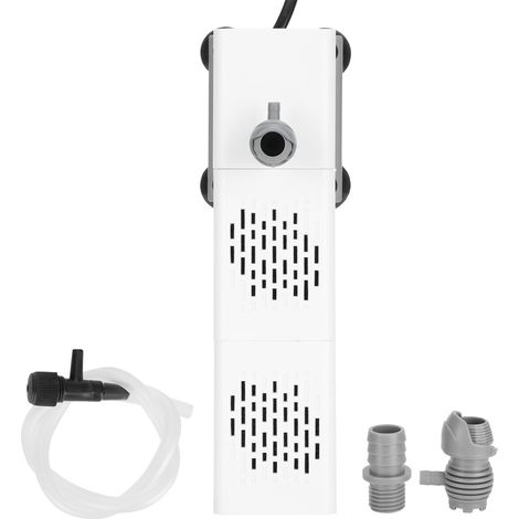 Filtre intégré pour aquarium ZYN61, submersible et silencieux, avec pompe à eau intégrée. (1/5)