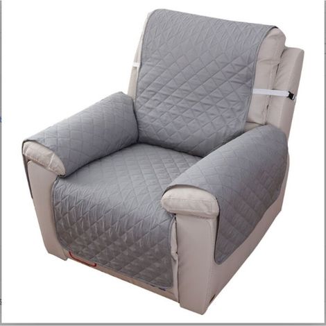 Housse de protection impermable pour fauteuil relax 1 place pour canap inclinable pour chambre gris 55200 Label (1/5)
